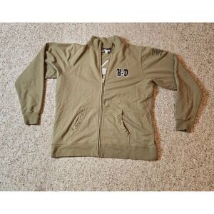 Harley‎ Davidson H-D Embellished Full Zip Jacket Olive Green XL